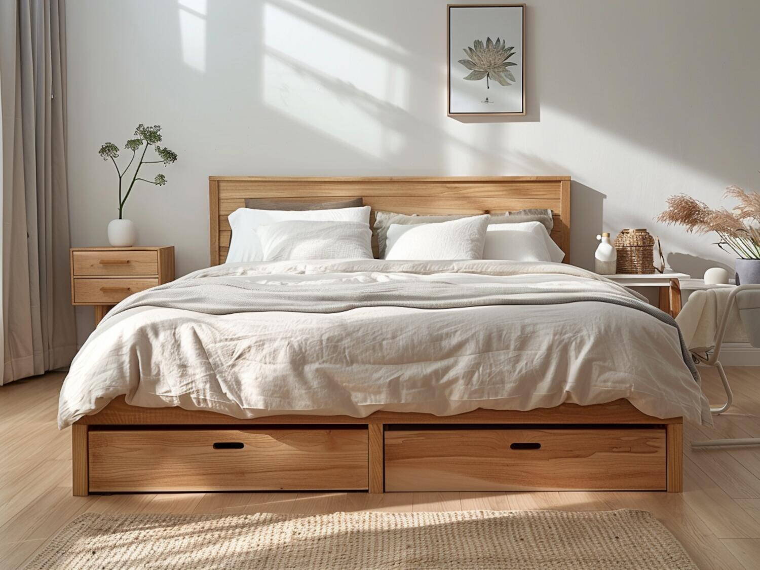 Jakie łóżka z pojemnikami najlepiej sprawdzają się w małych sypialniach