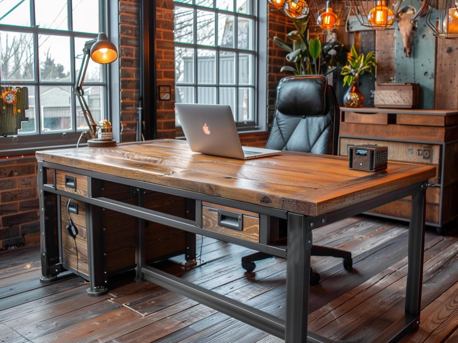 Najlepsze stoły w stylu industrialnym z metalowymi podstawami