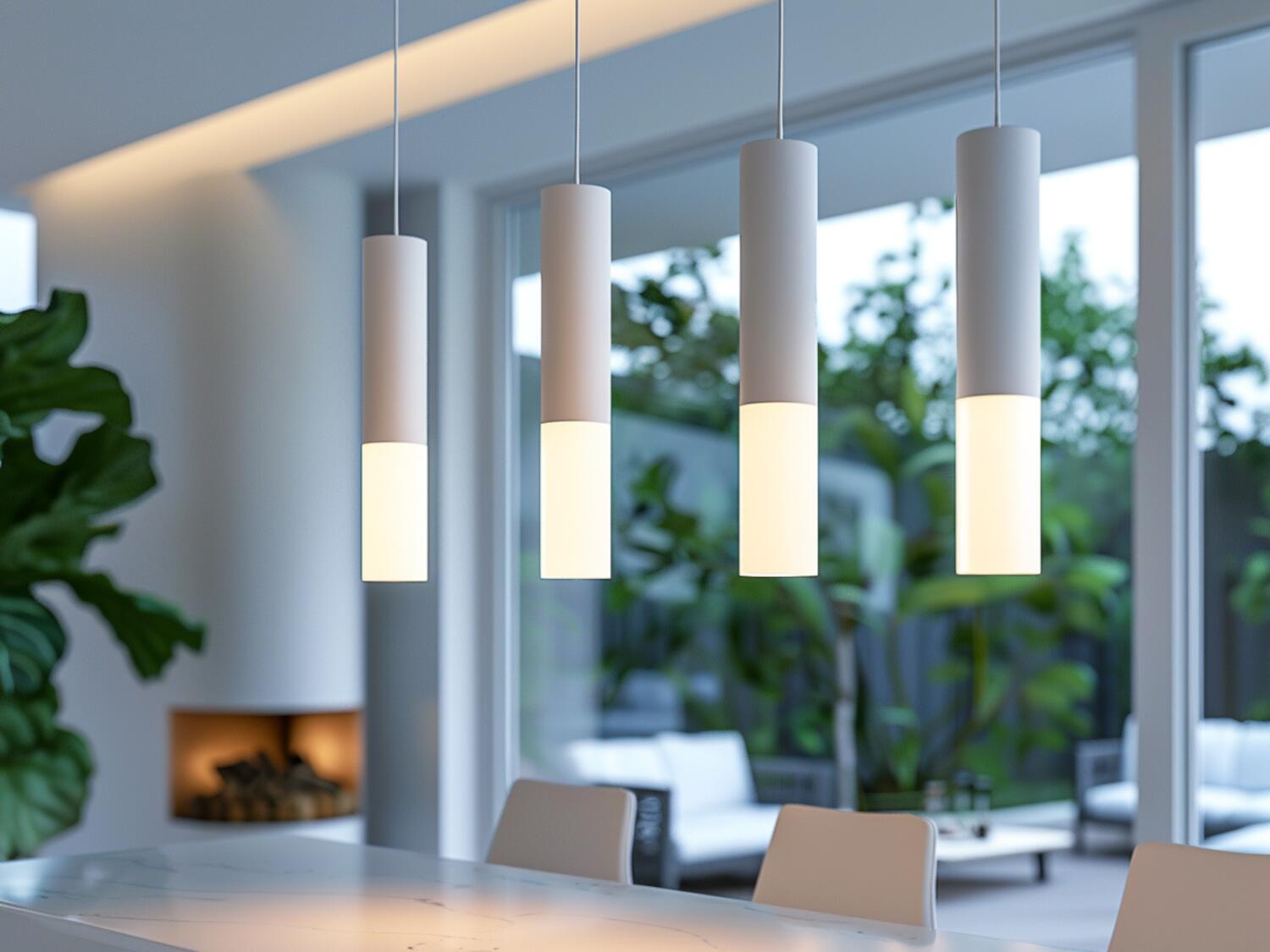 Jakie lampy wiszące najlepiej sprawdzą się w kuchniach otwartych na jadalnię w stylu minimalistycznym