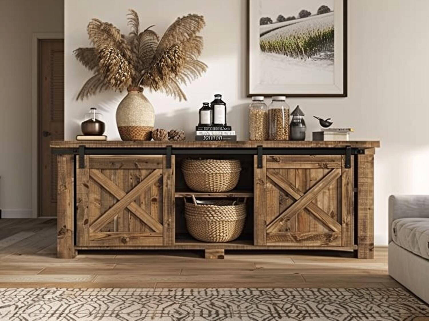 Najlepsze komody rustykalne z funkcją przechowywania na 2025 rok