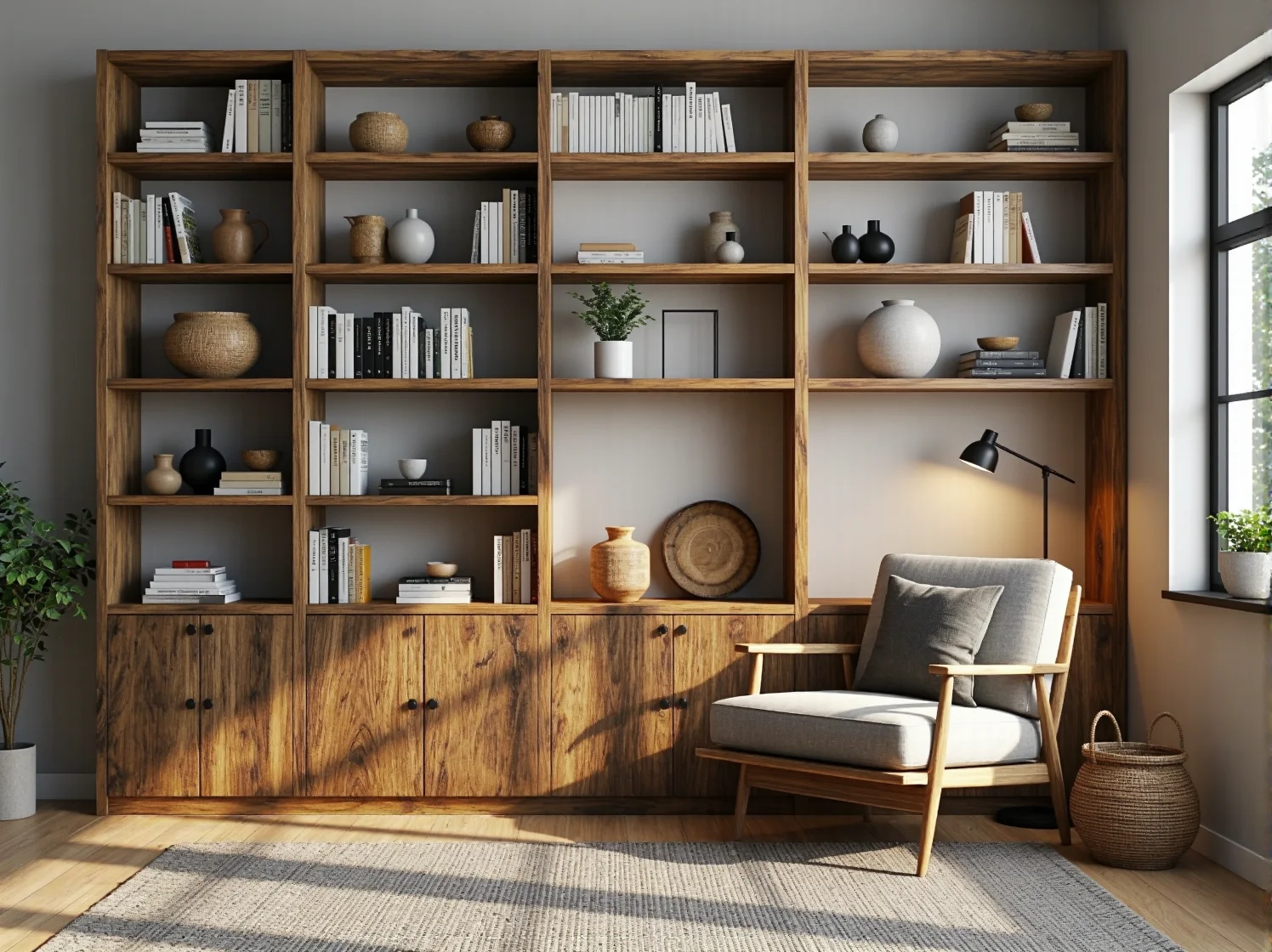 Design dla demontażu: modułowy regał ułatwiający recykling i zrównoważone użytkowanie.