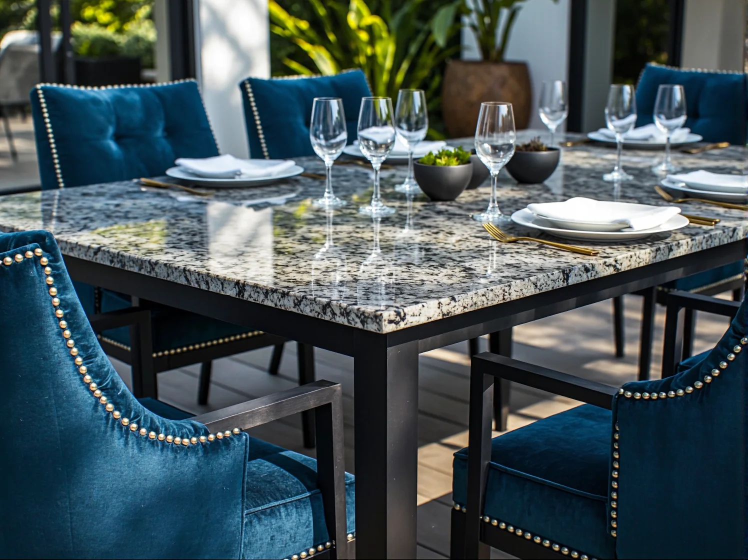 Luksusowe dodatki outdoorowe na nowoczesnym balkonie – stylowe donice i tekstylia