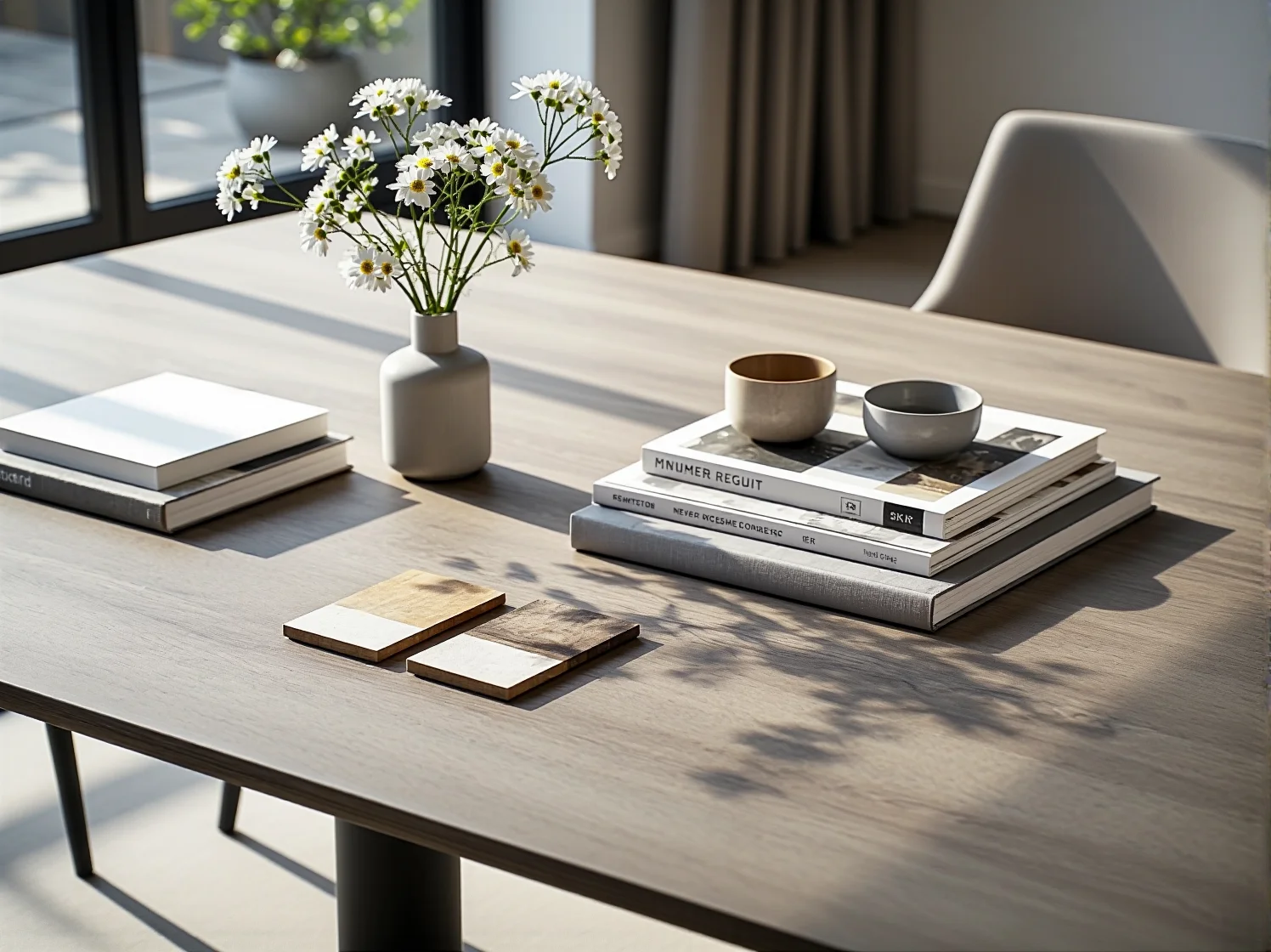 Biały stół rozkładany w małej kuchni - najlepsze rozwiązanie do małych przestrzeni.