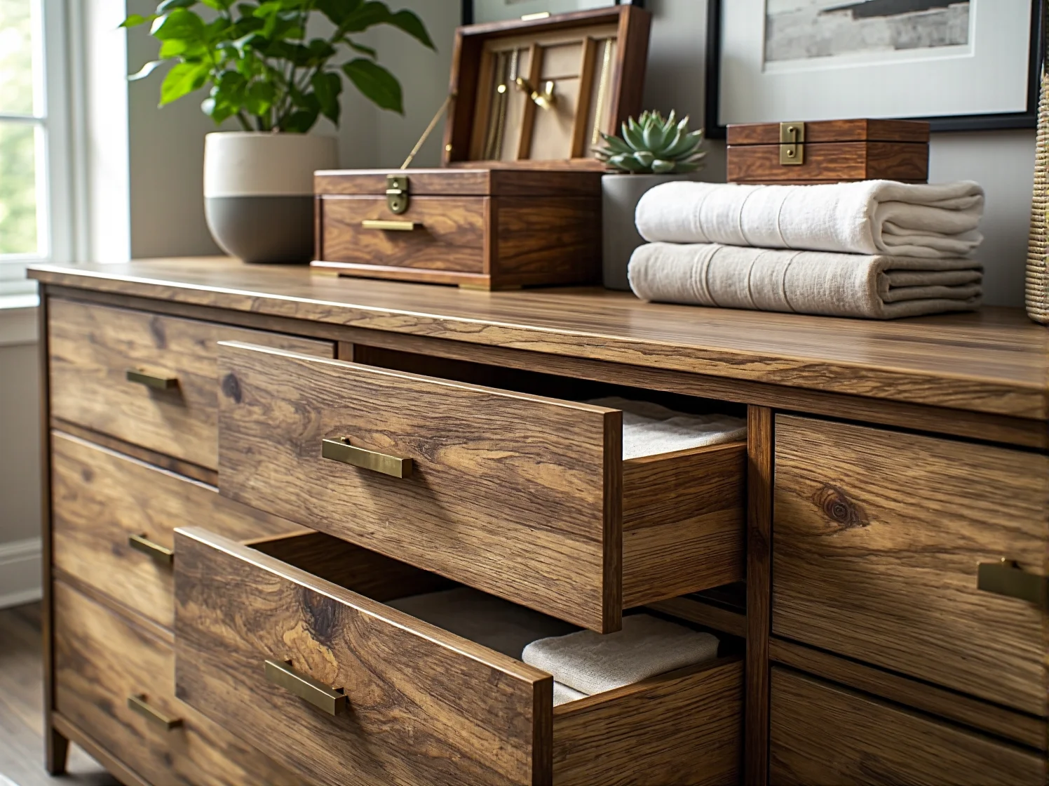 Konserwacja mebli tapicerowanych, odkurzanie i czyszczenie materiałowego obicia sofy w salonie.