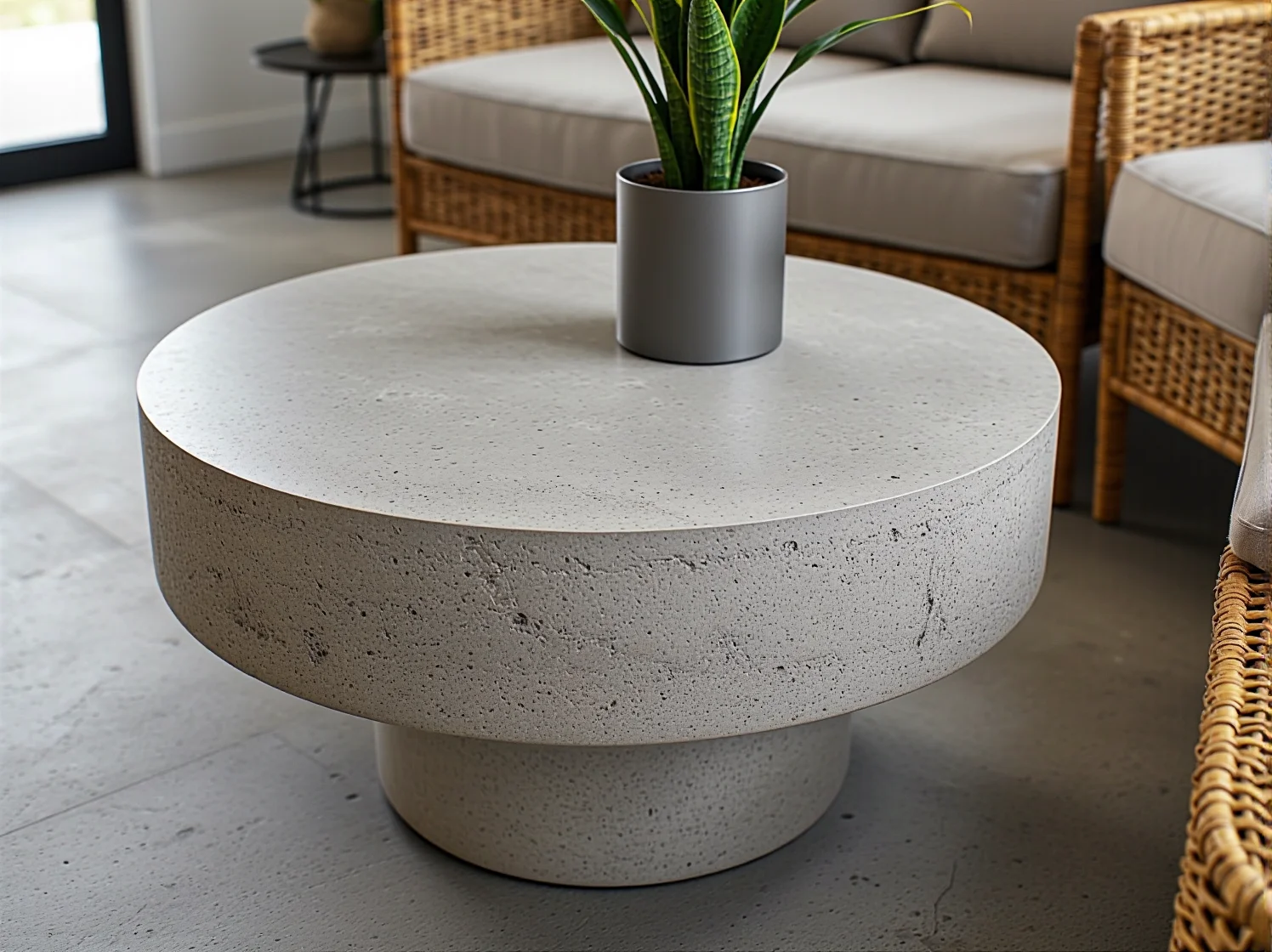 Surowe metalowe meble na taras loftowy w industrialnym klimacie