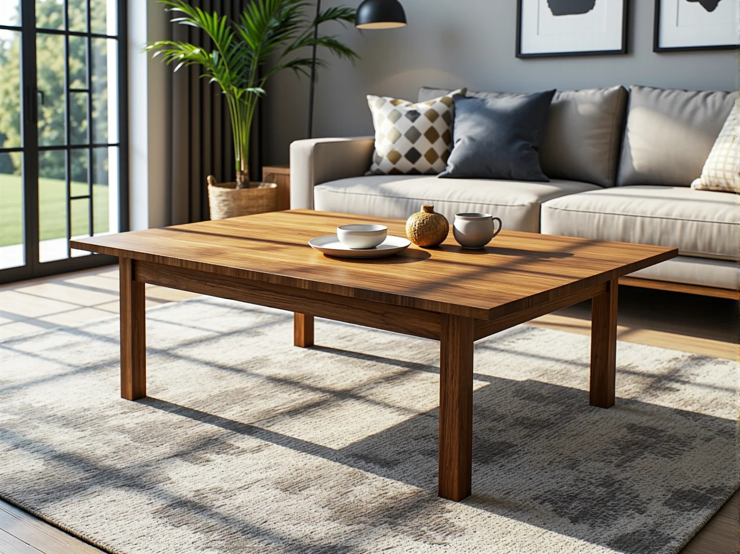 Detale rzeźbionych nóg stołu vintage po kompleksowej renowacji stolarskiej.