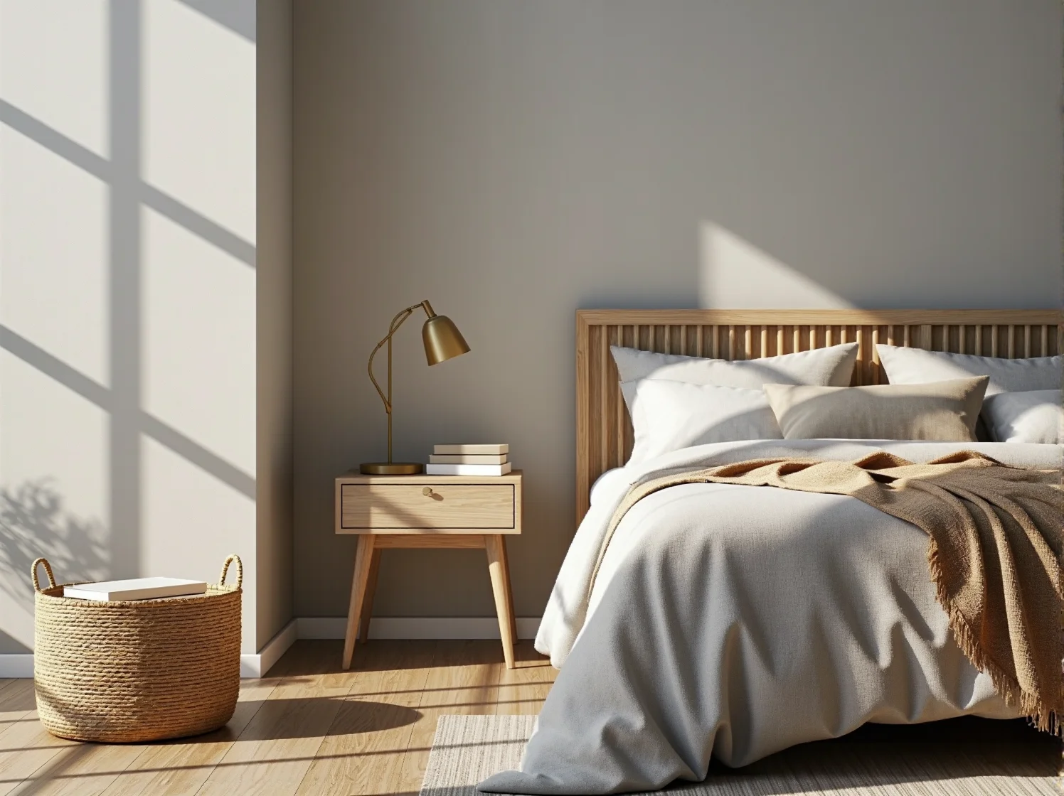 Stolik kawowy z jasnego drewna w salonie scandi – ponadczasowy wybór do wnętrza.