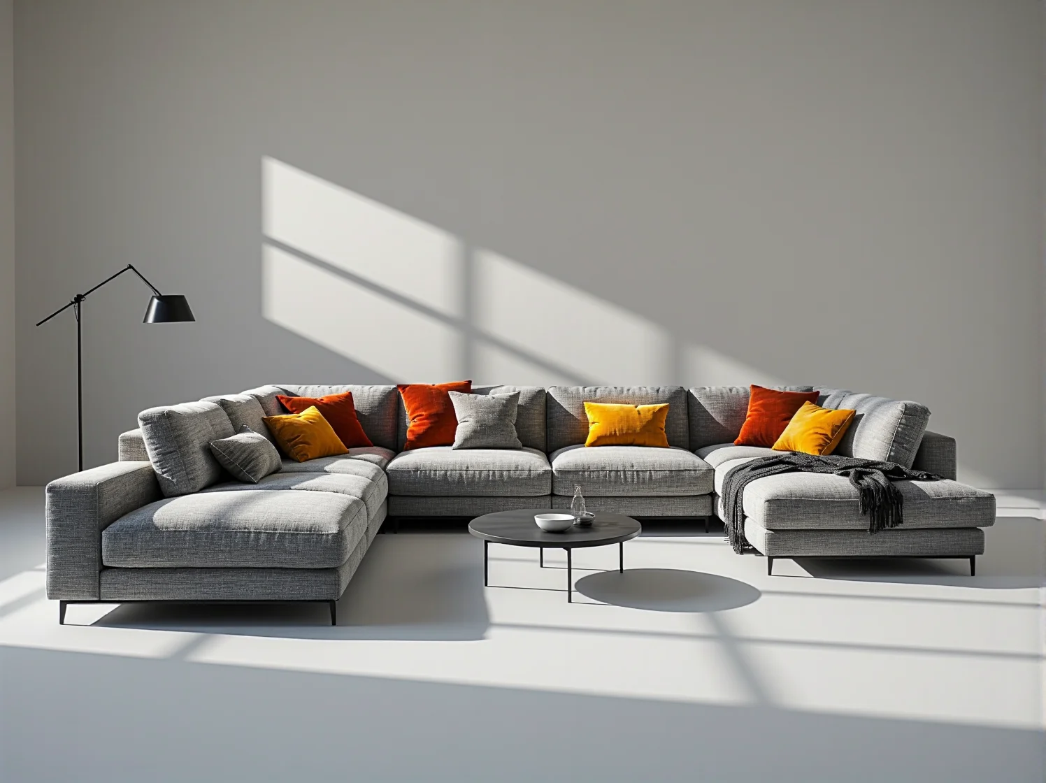 Trwała tkanina łatwoczyszcząca na narożniku rodzinnym, odporna na plamy.