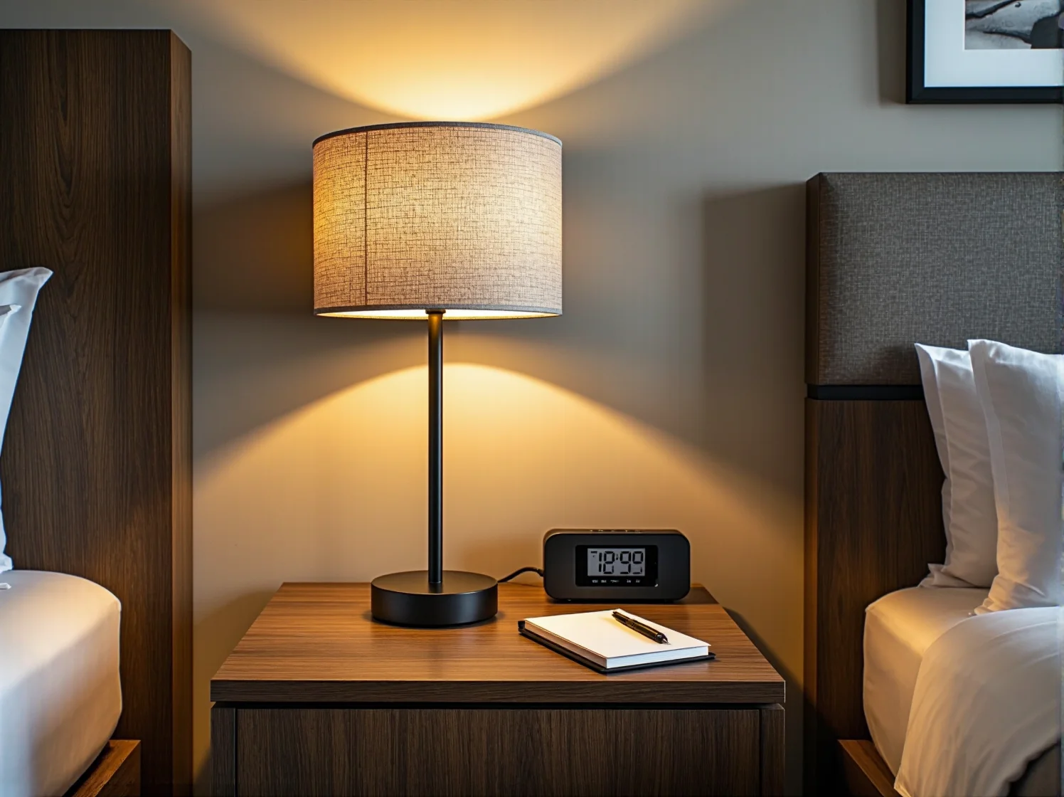 Wytrzymała tapicerka mebli hotelowych odporna na intensywne użytkowanie i ścieranie.