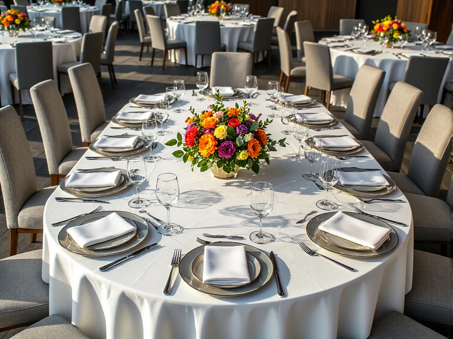 Wytrzymały stół bankietowy składany o wzmocnionej konstrukcji – idealny do intensywnego użytkowania.