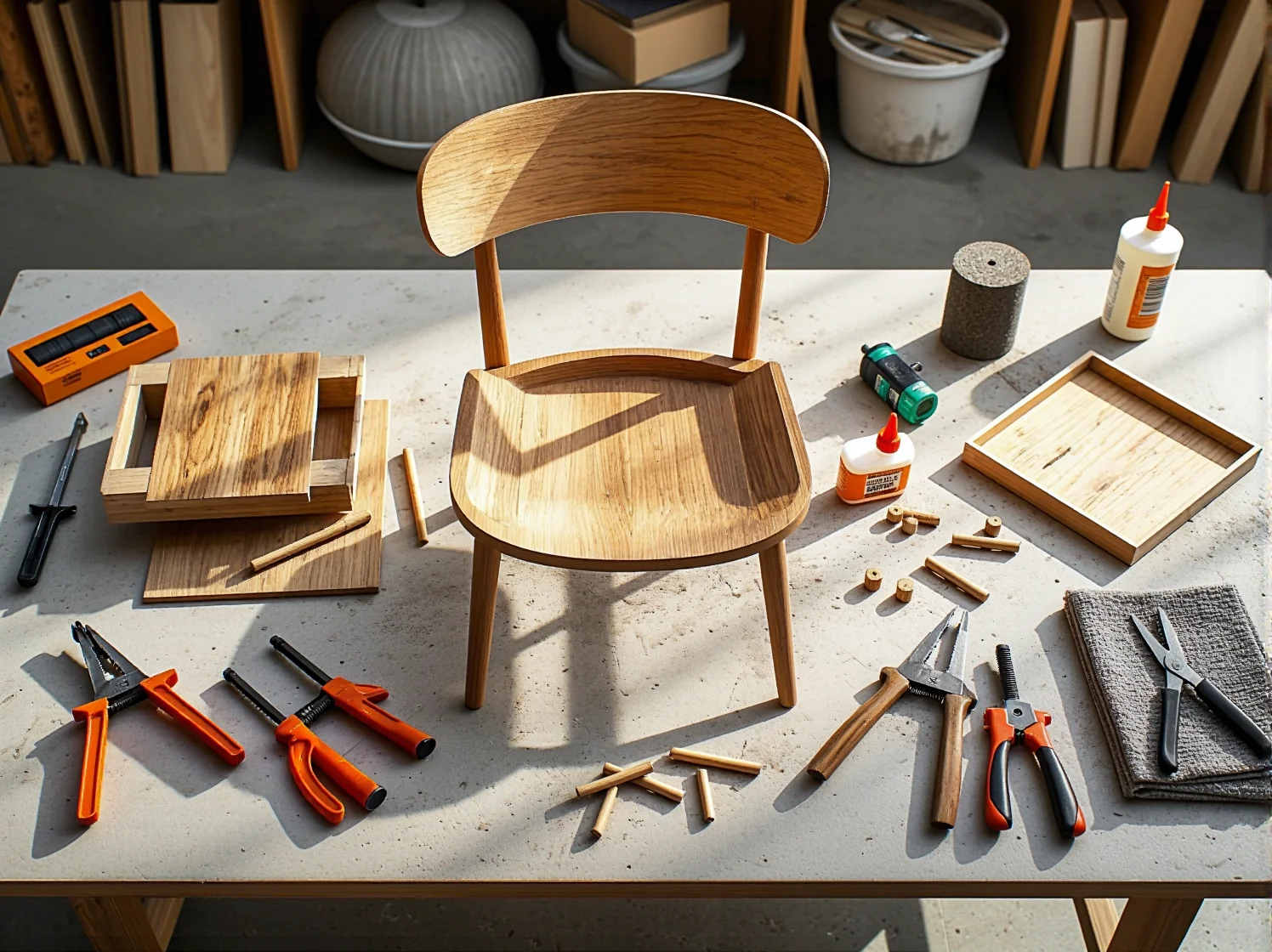 Wzmocnienie poluzowanych połączeń konstrukcyjnych mebla krok po kroku.