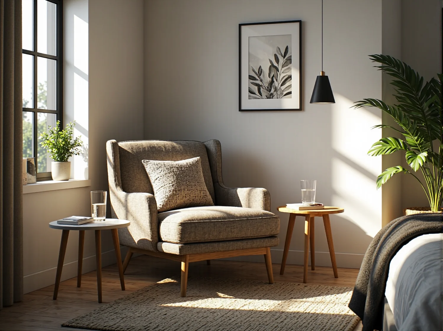 Funkcjonalna aranżacja salonu łącząca komfort z nowymi potrzebami mieszkańców po pandemii.